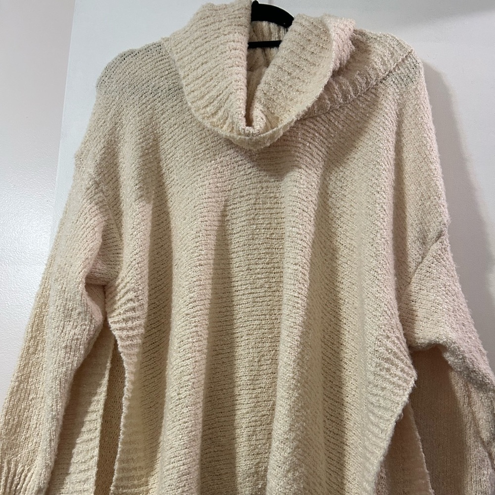 TALULAH Cream Cowl Neck Sweater